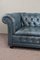 Blue Chesterfield Button Back Two-Seater Sofa 4