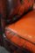 Patinated Orange Chesterfield Sofa, Image 9