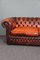 Patinated Orange Chesterfield Sofa, Image 4