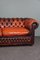 Patinated Orange Chesterfield Sofa 5