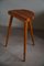 Tall Danish Tripod Stool in Pine, 1960s 7