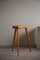 Tall Danish Tripod Stool in Pine, 1960s 2