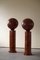 Swedish Sculptural Art Deco Pedestals in Birch Wood, 1930, Set of 2 19