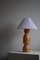 Scandinavian Modern Sculptural Table Lamp in Organic Wood, 1960s 5