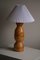 Scandinavian Modern Sculptural Table Lamp in Organic Wood, 1960s 10