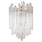 Vintage Quadrieradri Murano Glass Chandelier attributed to Paolo Venini, 1970s, Image 1