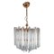 Vintage Murano Glass Chandelier from Venini, 1970s, Image 1