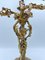 Antique Bronze Rococo Candleholder, 1880s 5