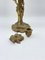 Antique Bronze Rococo Candleholder, 1880s 7