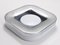 Ico Parisi Square White Ashtray in Chrome & Melamine attributed to Lamperti, Italy, 1970s, Image 10