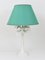 White Palm Tree Faux Bamboo Table Lamp from Tommaso Barbi, Italy, 1970s, Image 3