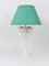 White Palm Tree Faux Bamboo Table Lamp from Tommaso Barbi, Italy, 1970s 7