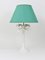 White Palm Tree Faux Bamboo Table Lamp from Tommaso Barbi, Italy, 1970s, Image 7