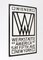 Wiener Werkstätte of America Inc New York Enameled Advertising Sign by Josef Hoffmann, 1960s 12