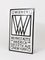Emailliertes Wiener Werkstätte of America Inc New York Werbeschild von Josef Hoffmann, 1960er 6
