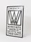 Wiener Werkstätte of America Inc New York Enameled Advertising Sign by Josef Hoffmann, 1960s 6