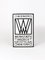 Wiener Werkstätte of America Inc New York Enameled Advertising Sign by Josef Hoffmann, 1960s 4