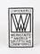 Emailliertes Wiener Werkstätte of America Inc New York Werbeschild von Josef Hoffmann, 1960er 5