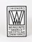 Wiener Werkstätte of America Inc New York Enameled Advertising Sign by Josef Hoffmann, 1960s 5