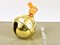 Handcrafted Jingle Bell #5039 Briefbeschwerer aus Messing, Leder zugeschrieben Carl Auböck, Österreich, 2022 4