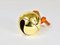 Jingle Bell #5039 Fermacarte artigianale in ottone, pelle attribuito a Carl Auböck, Austria, 2022, Immagine 14
