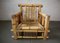 Vintage Bamboo Lounge Chairs, 1980s, Set of 4, Image 5