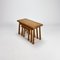 Modern Nesting Tables in Oak, 1960s, Set of 3, Image 6