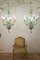 Lámparas de techo de cristal soplado de Murano, años 30. Juego de 2, Imagen 9