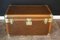 Brown Canvas Shoe Trunk, 1930s, Image 19