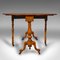 Antique English Sutherland Table in Burr Walnut 7