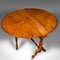 Antique English Sutherland Table in Burr Walnut 8