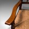 Antique English Lancashire Spindle Back Carver Chair 10
