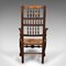 Antiker englischer Lancashire Carver Chair 4