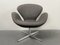 Sedia Swan di Arne Jacobsen per Fritz Hansen, Danimarca, 2008, Immagine 2