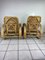 Bamboo Rattan Lounge Chairs in the style of Paul Frankl, 1970s, Set of 2 5