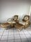 Fauteuils en Bambou en Rotin dans le style de Paul Frankl, 1970s, Set de 2 4