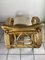 Fauteuils en Bambou en Rotin dans le style de Paul Frankl, 1970s, Set de 2 12