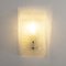 Vintage Wandlampen aus Muranoglas mit Messingstruktur, Italien, 1960er, 2er Set 3