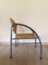 Wooden and Steel Armchairs, 1980s, Set of 2, Image 3