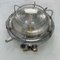 Cast Aluminium Circular Wall Light with Reeded Glass by Eow, 1970s, Image 2