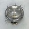 Cast Aluminium Circular Wall Light with Reeded Glass by Eow, 1970s 5