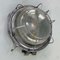 Cast Aluminium Circular Wall Light with Reeded Glass by Eow, 1970s 3