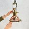 Vintage Industrial German Copper Brass Ceiling Pendant by Wiska, 1970s 2