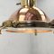 Vintage Industrial German Copper Brass Ceiling Pendant by Wiska, 1970s, Image 9