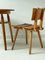 Swiss Alpine Side Table and Chairs, 1940s, Set of 3 5