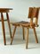 Table d'Appoint et Chaises Alpine, Suisse, 1940s, Set de 3 5