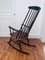 Scandinavian Rocking Chair in Wood, Image 7
