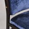 Sillas de terciopelo y teca de Vittorio Dassi, Italia, años 60. Juego de 4, Imagen 9