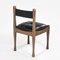 Model 620 Walnut & Leather Chairs by Silvio Coppola for Bernini, 1964, Set of 4 5