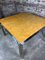 Vintage Italian Square Dining Table in Metal and Elm Burl, 1960s, Image 5